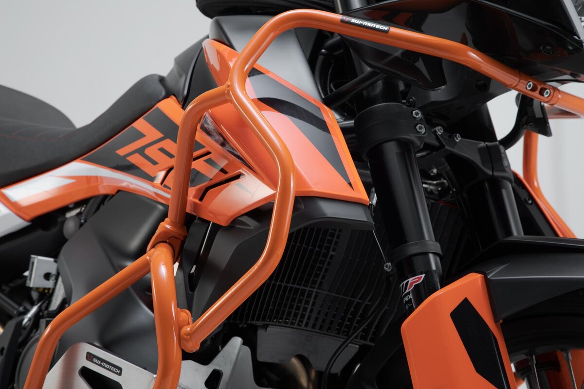 Crash Bars Upper Orange KTM 790 / 890 Adventure / R (19-). Crash Bars Upper Orange KTM 790 / 890 Adventure / R (19-).