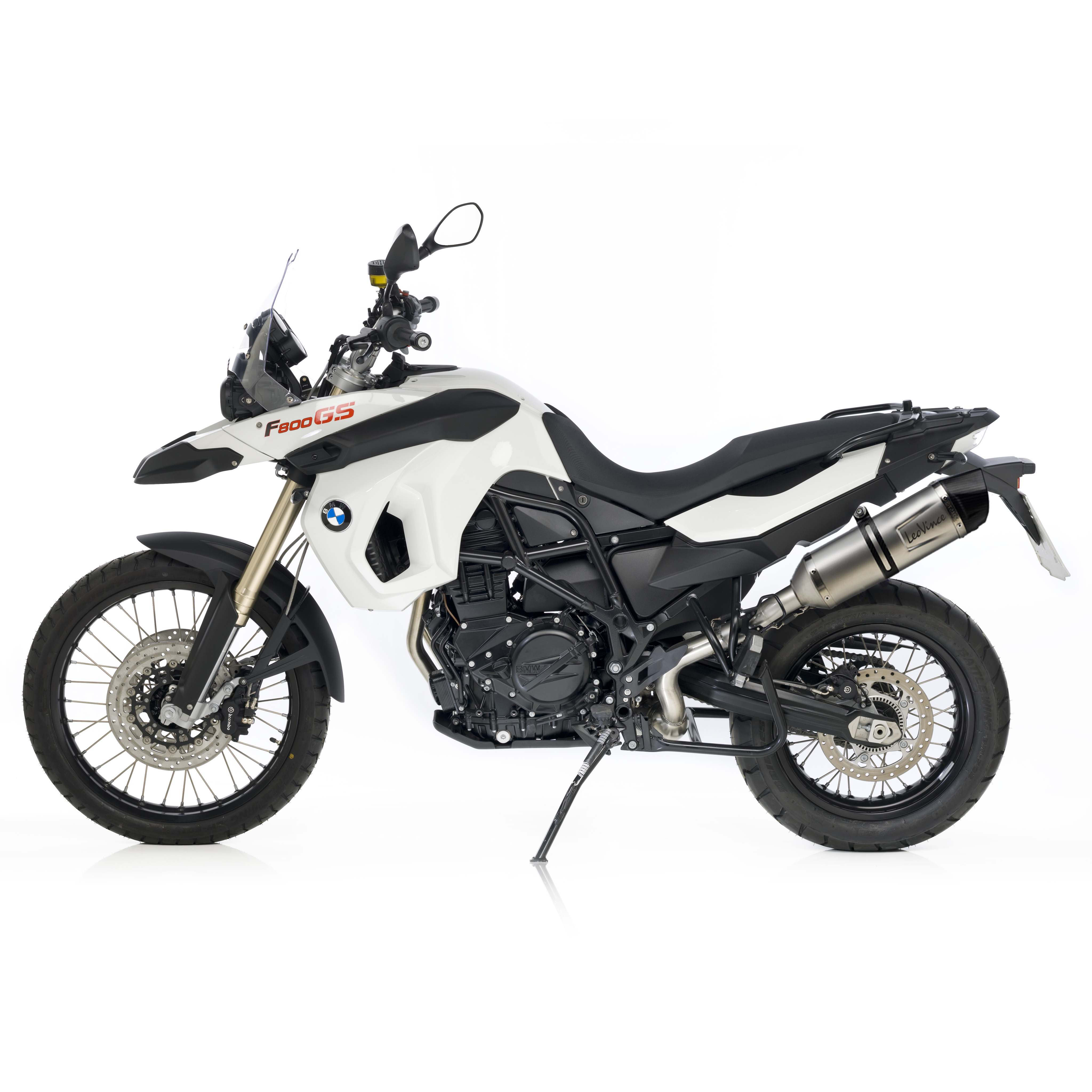 BMW F 800 GS/ADVENTURE 2008 - 2016 LEOVINCE LV ONE EVO  STAINLESS STEEL | SLIP-ON BMW F 800 GS/ADVENTURE 2008 - 2016 LEOVINCE LV ONE EVO  STAINLESS STEEL | SLIP-ON