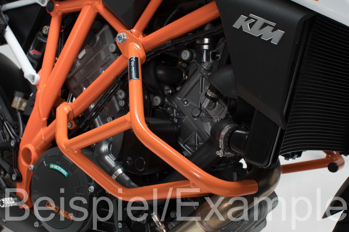 Crash bar black KTM 1290 Super Duke R (13-19). Crash bar black KTM 1290 Super Duke R (13-19).