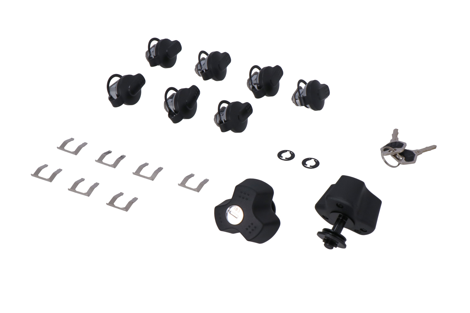 TRAX lock set with anti-theft protection EVO. TRAX lock set with anti-theft protection EVO.