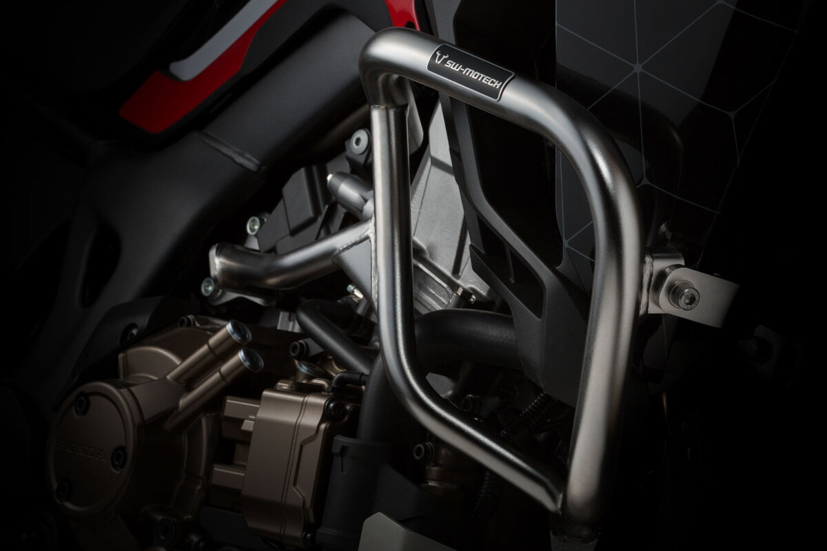 Crash Bars Stainless Steel Silver. Honda CRF1000L Africa Twin (15-).