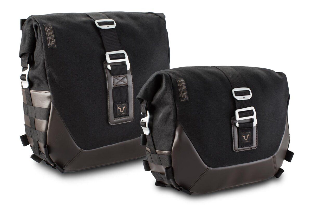 SLC Saddlebag Set Brown H&D Dyna Models