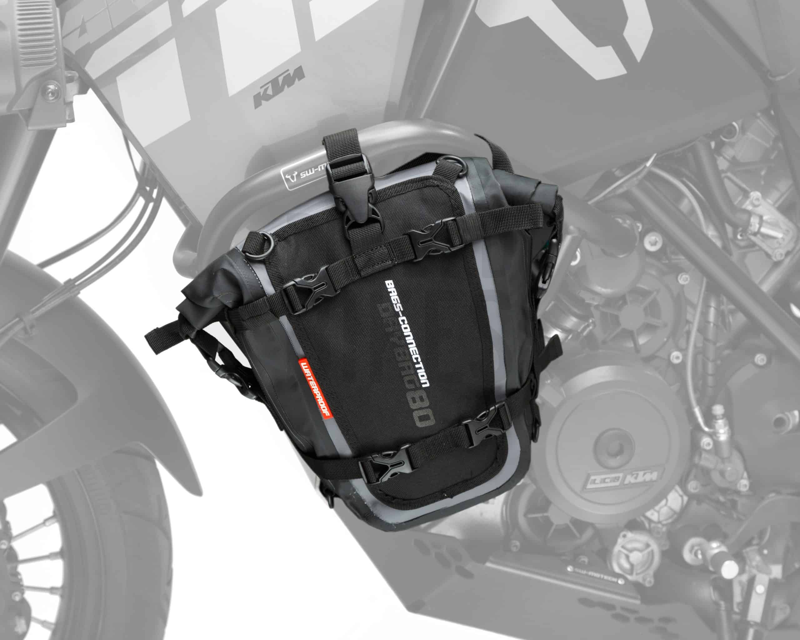 Tail Bag Drybag 80 Grey Waterproof 8l. Tail Bag Drybag 80 Grey Waterproof 8l.